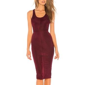 Velvet Bodycon Wedding Guest Dress